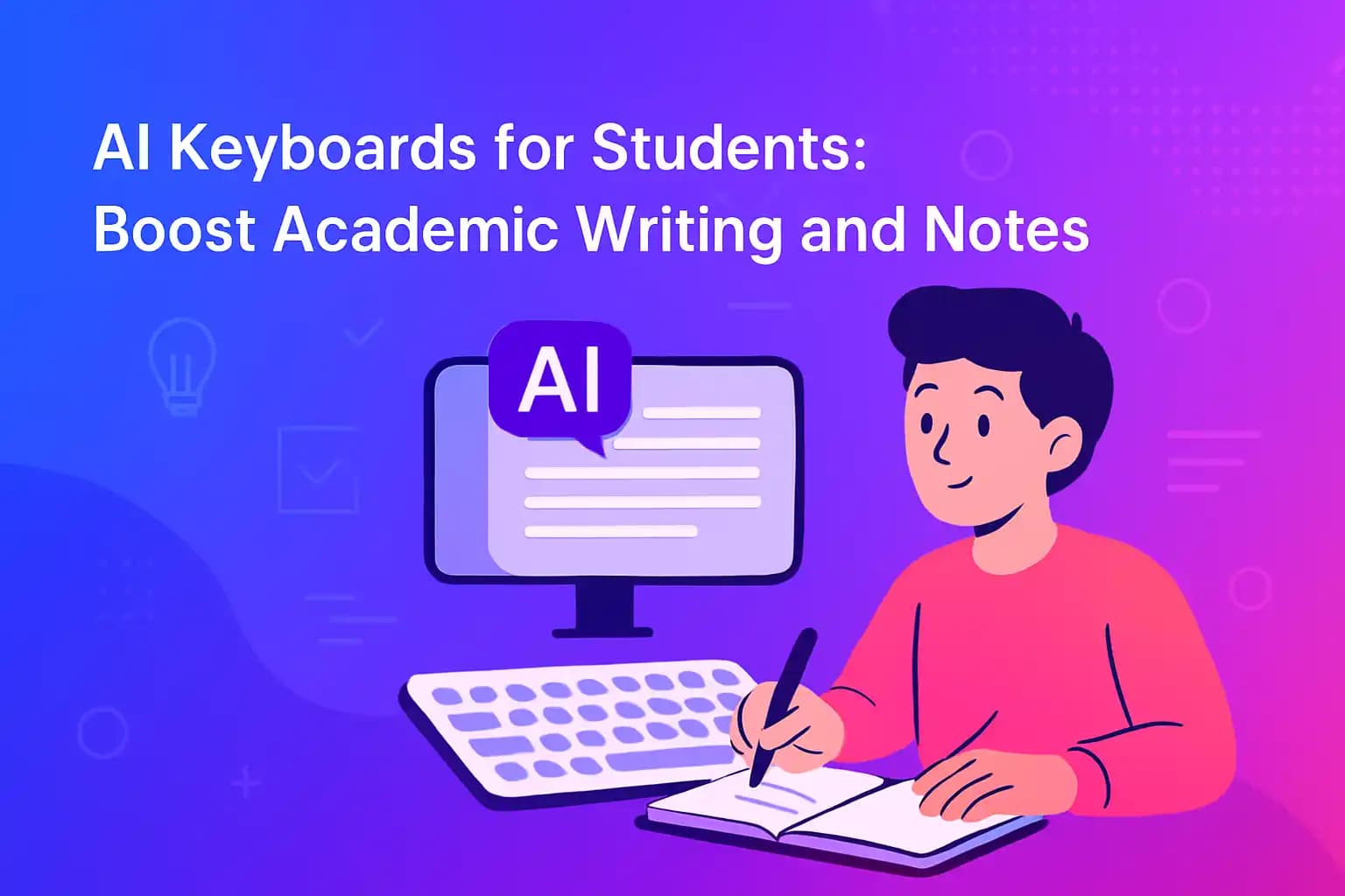 AI Keyboards for Students: Boost Academic Writing and Notes