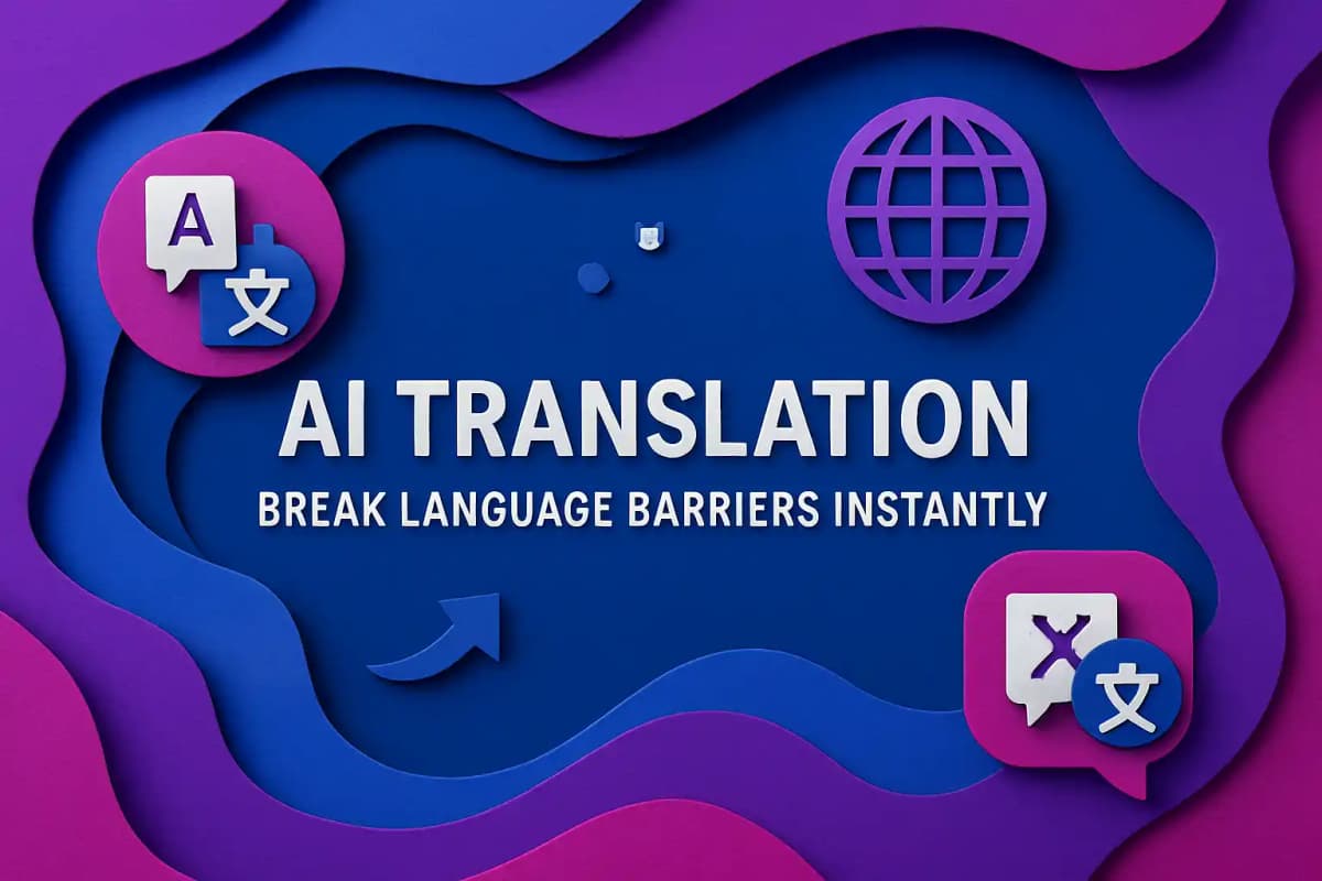 Featured image for article: AI Translation: Break Language Barriers Instantly