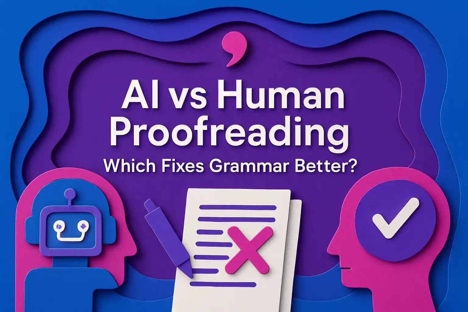 AI vs Human Proofreading Comparison