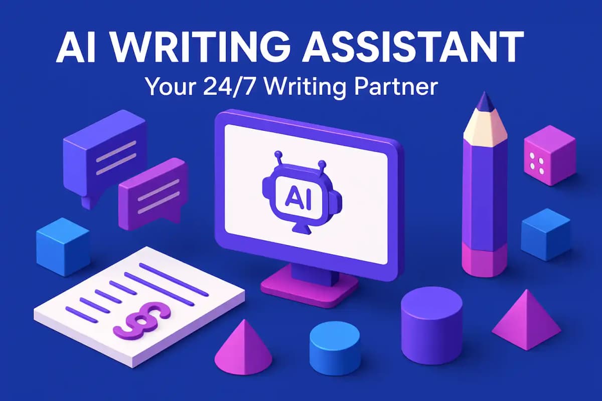 Featured image for article: AI Writing Assistant: Your 24/7 Writing Partner