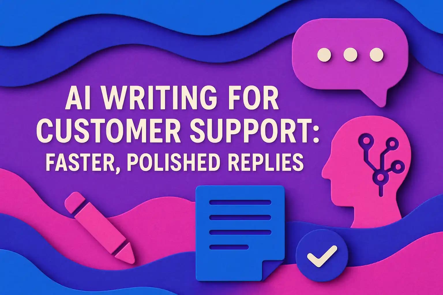 AI Writing for Customer Support: Faster, Polished Replies