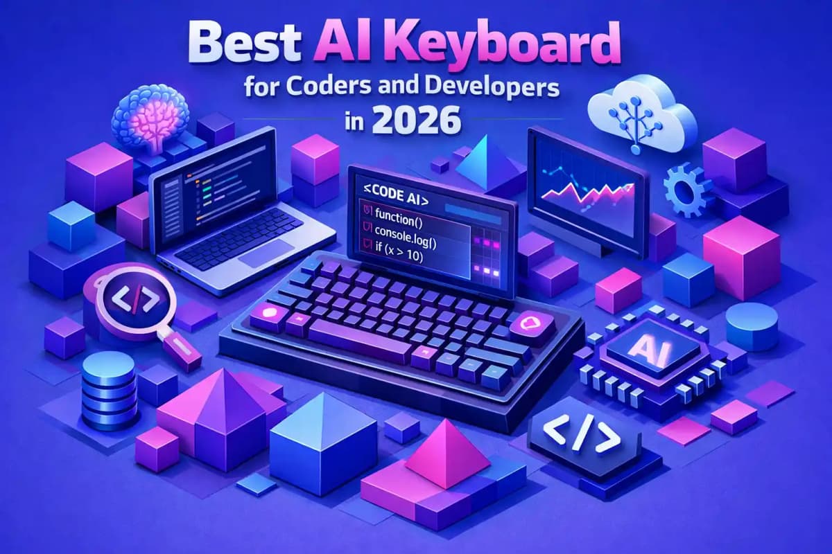 Featured image for article: Best AI Keyboard for Coders and Developers in 2026