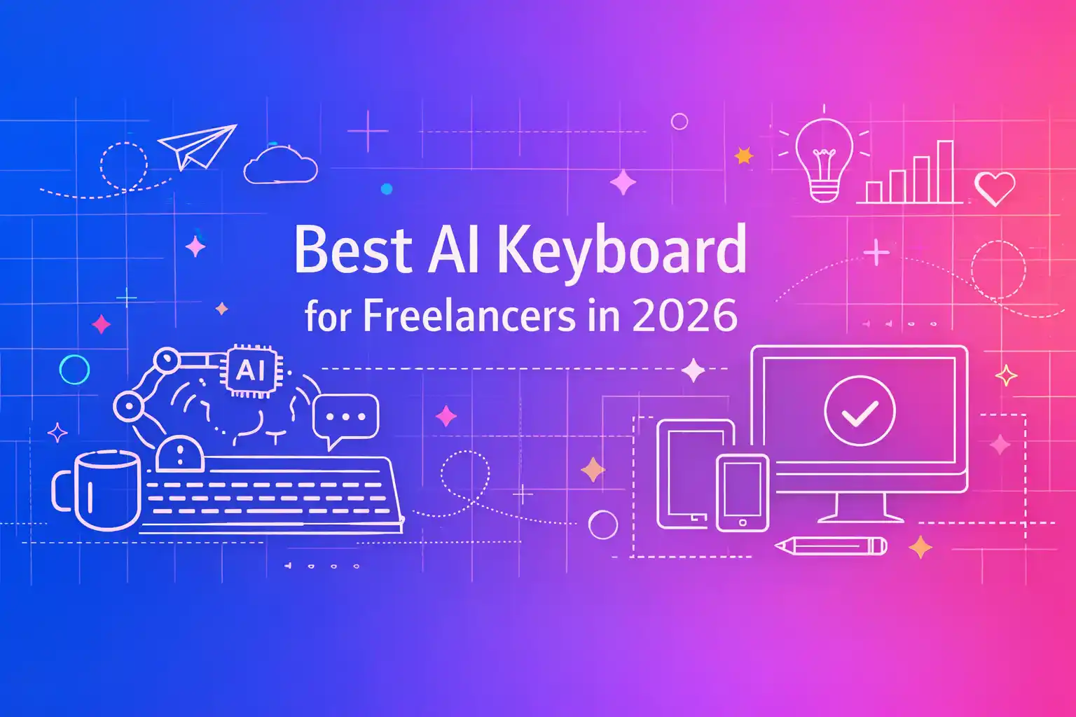 Featured image for article: Best AI Keyboard for Freelancers in 2026