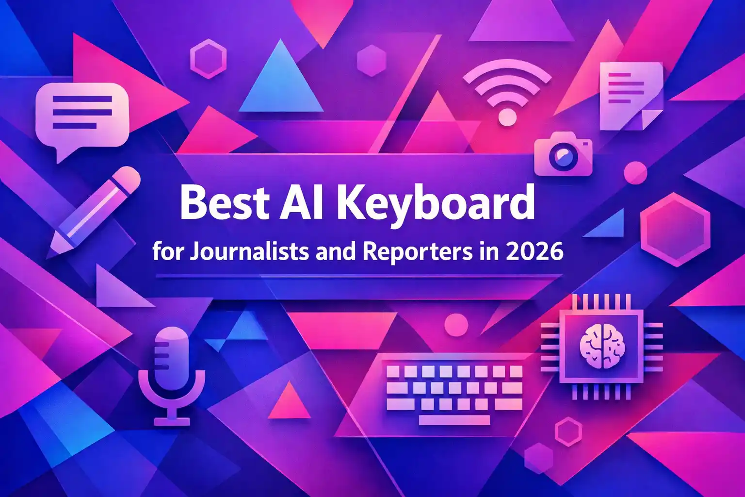 Best AI keyboard for journalists and reporters in 2026