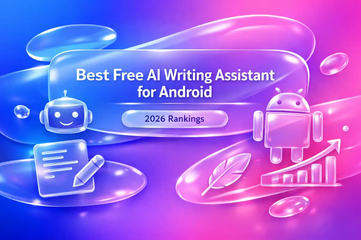 Featured image for article: Best Free AI Writing Assistant for Android: 2026 Rankings