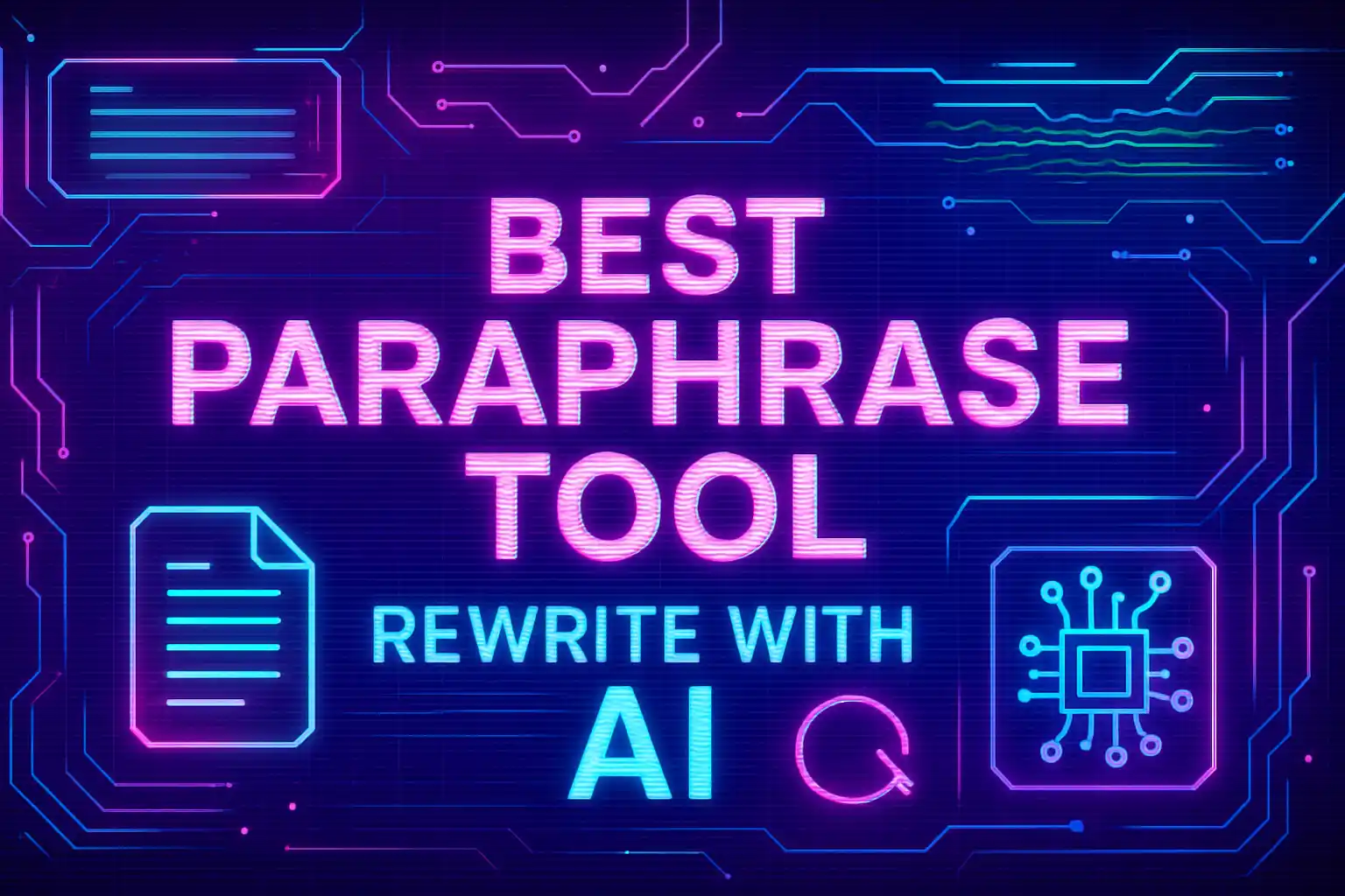 Best Paraphrase Tool: Rewrite with AI