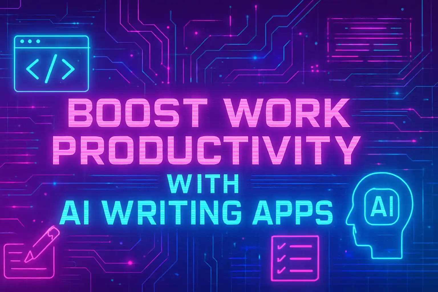 Boost your work productivity with AI writing apps