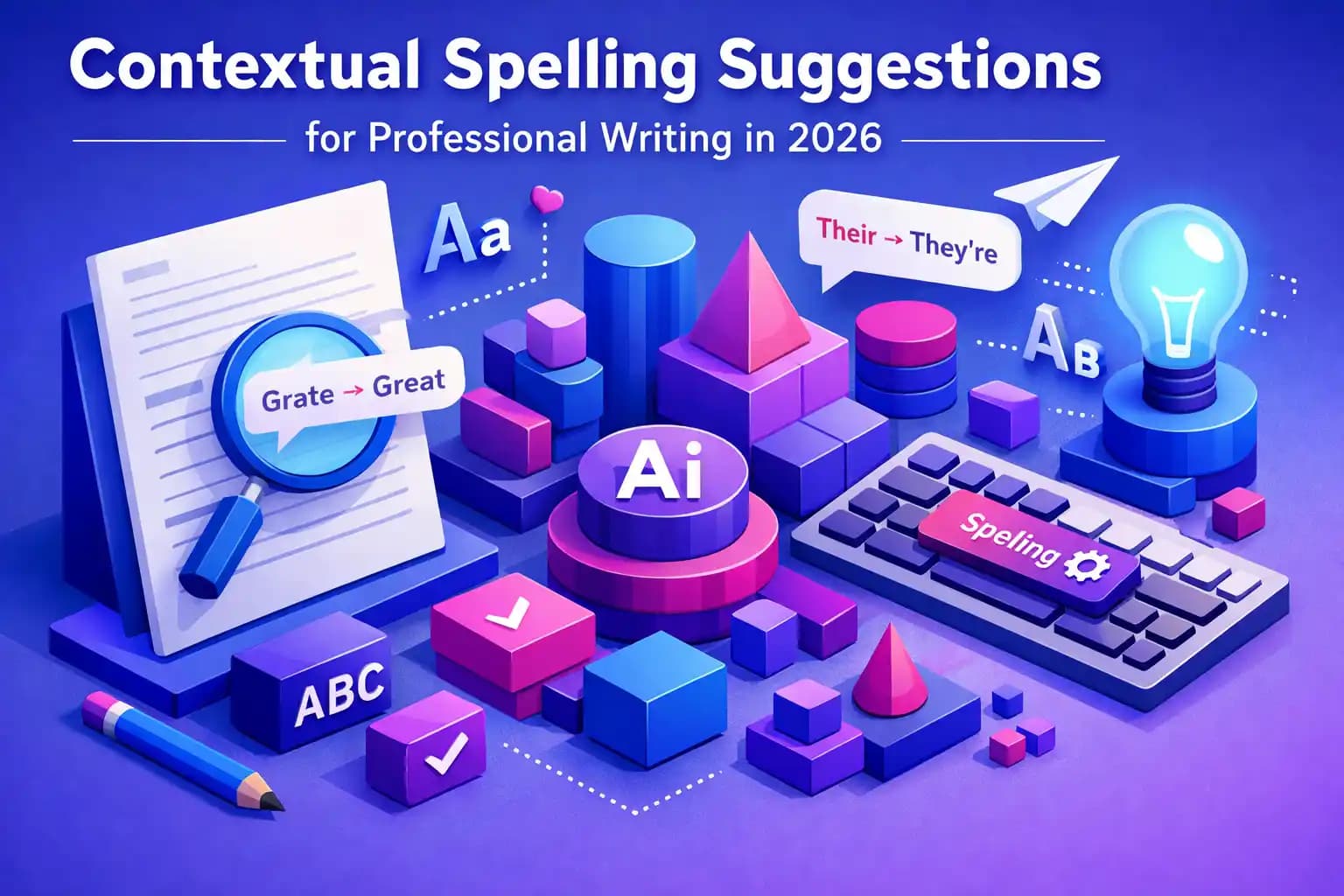 Contextual Spelling Suggestions for Professional Writing in 2026
