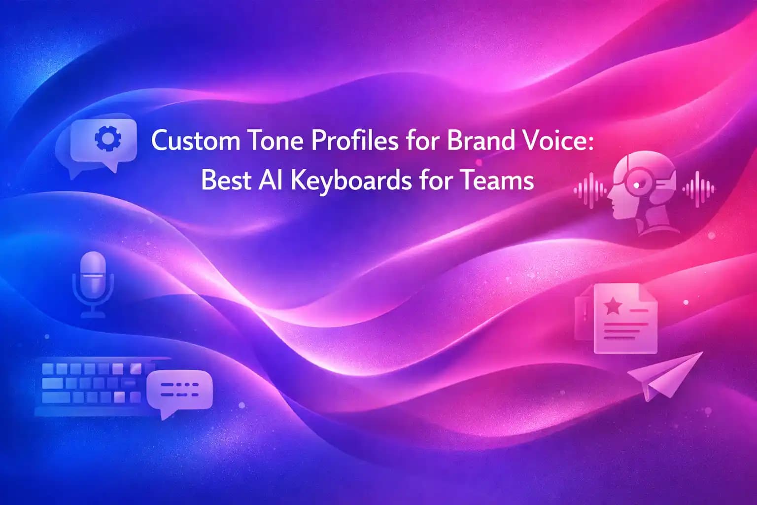 Custom Tone Profiles for Brand Voice: Best AI Keyboards for Teams