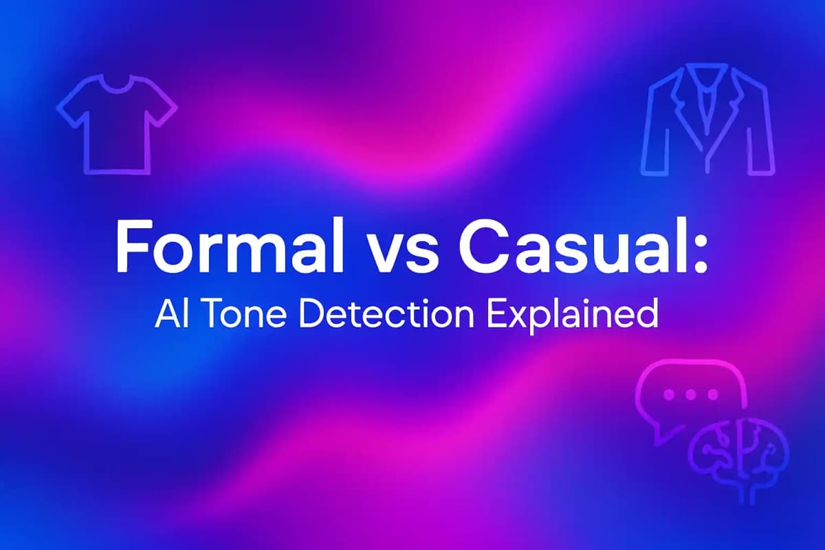 Featured image for article: Formal vs Casual: AI Tone Detection Explained