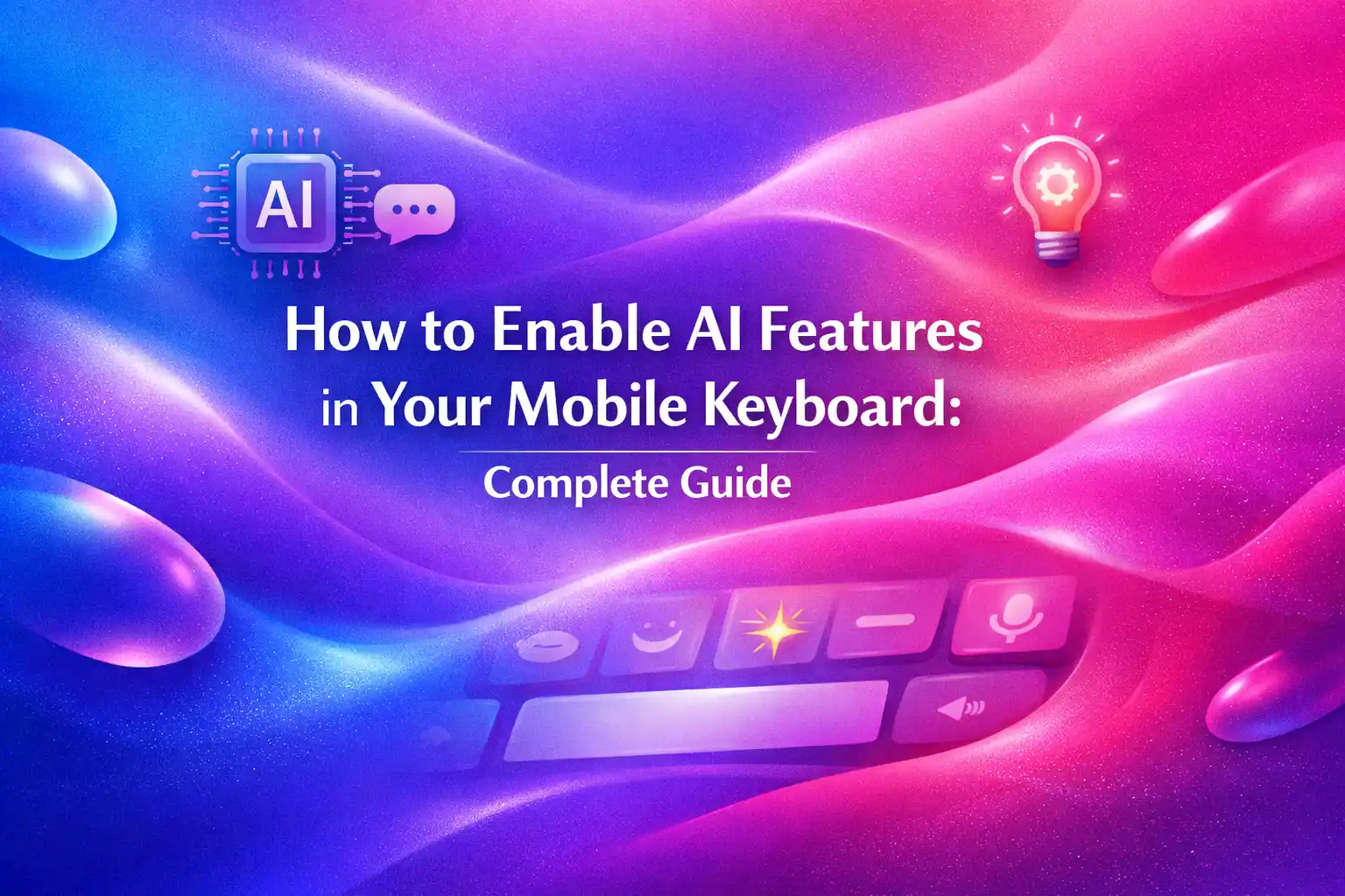 How to Enable AI Features in Your Mobile Keyboard: Complete Guide