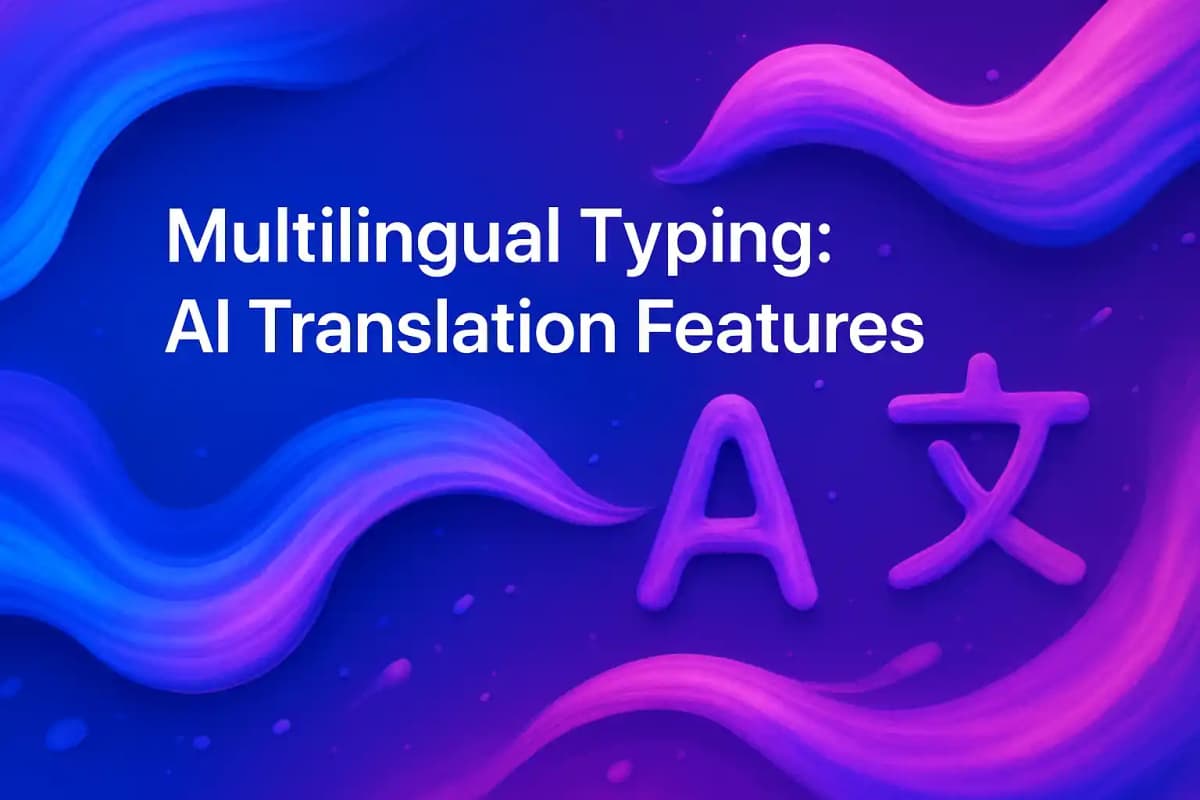 Featured image for article: Multilingual Typing: AI Translation Features