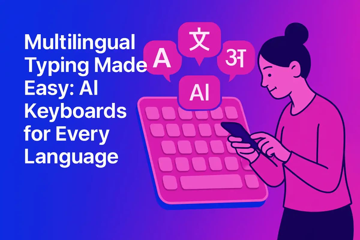 Featured image for article: Multilingual Typing Made Easy: AI Keyboards for Every Language