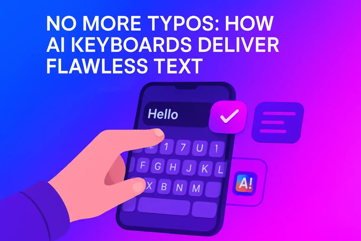 Featured image for article: No More Typos: How AI Keyboards Deliver Flawless Text
