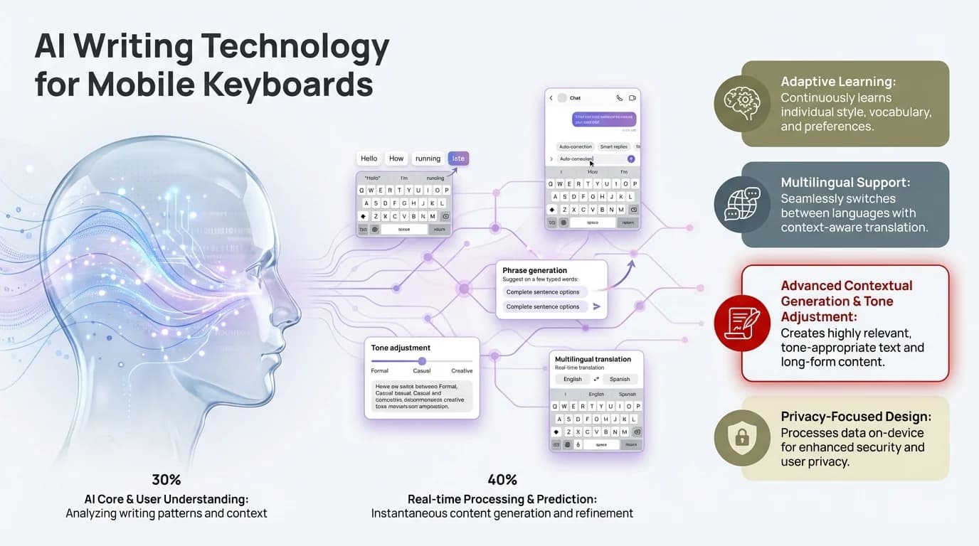 AI Writing Technology for Mobile Keyboards: How It Works