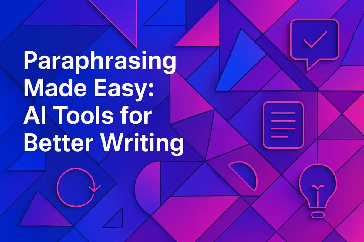 Featured image for article: Paraphrasing Made Easy: AI Tools for Better Writing
