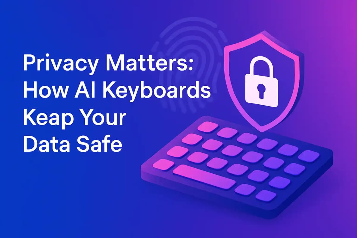 Featured image for article: Privacy Matters: How AI Keyboards Keep Your Data Safe