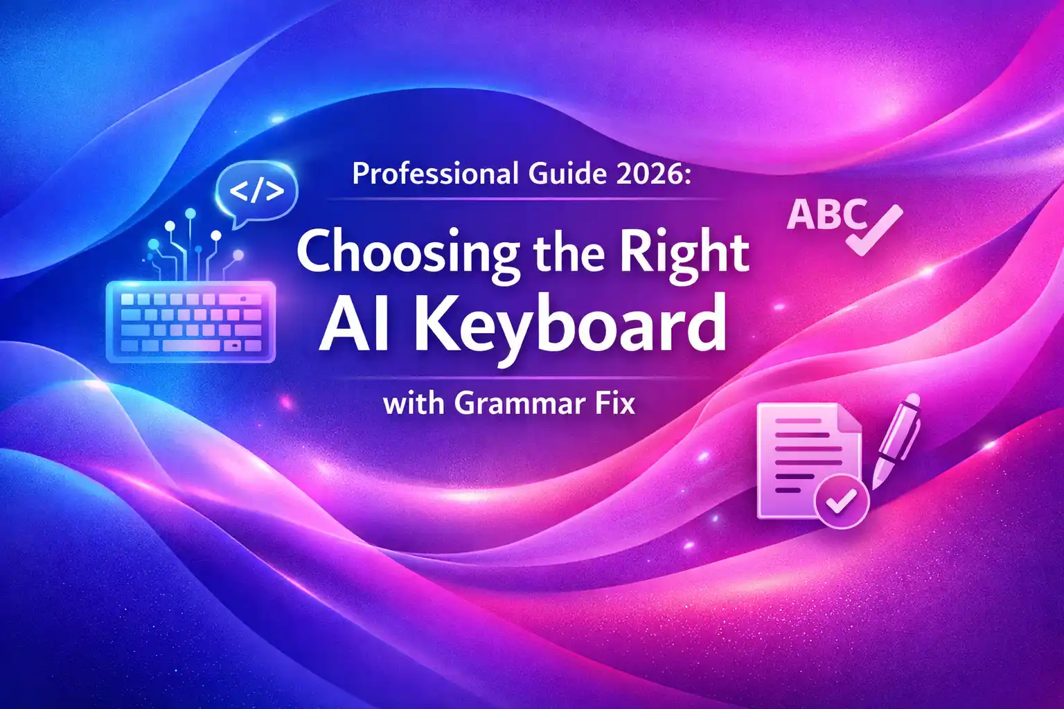Professional Guide 2026: Choosing the Right AI Keyboard with Grammar Fix