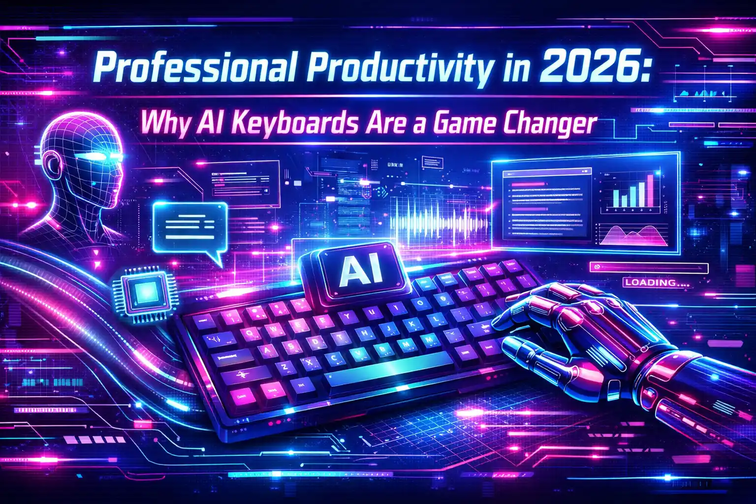 Featured image for article: Professional Productivity in 2026: Why AI Keyboards Are a Game Changer