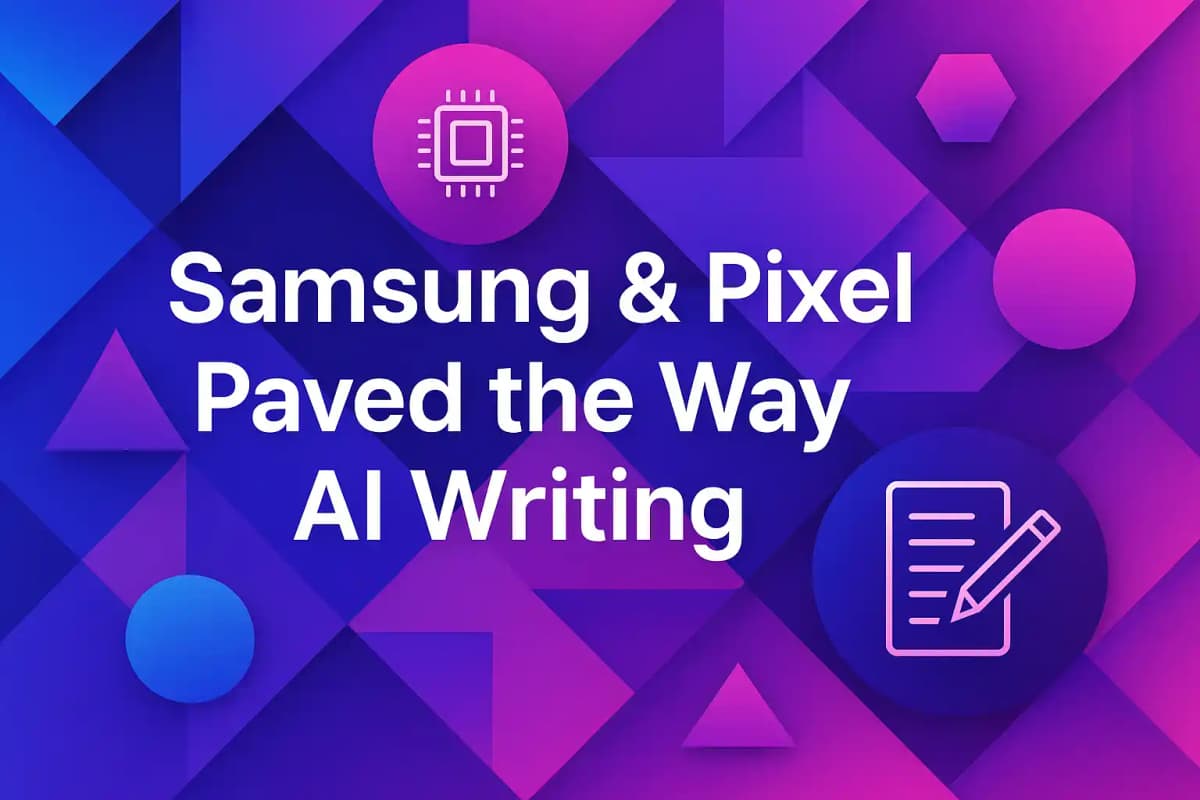 Featured image for article: Samsung & Pixel Paved the Way for AI Writing