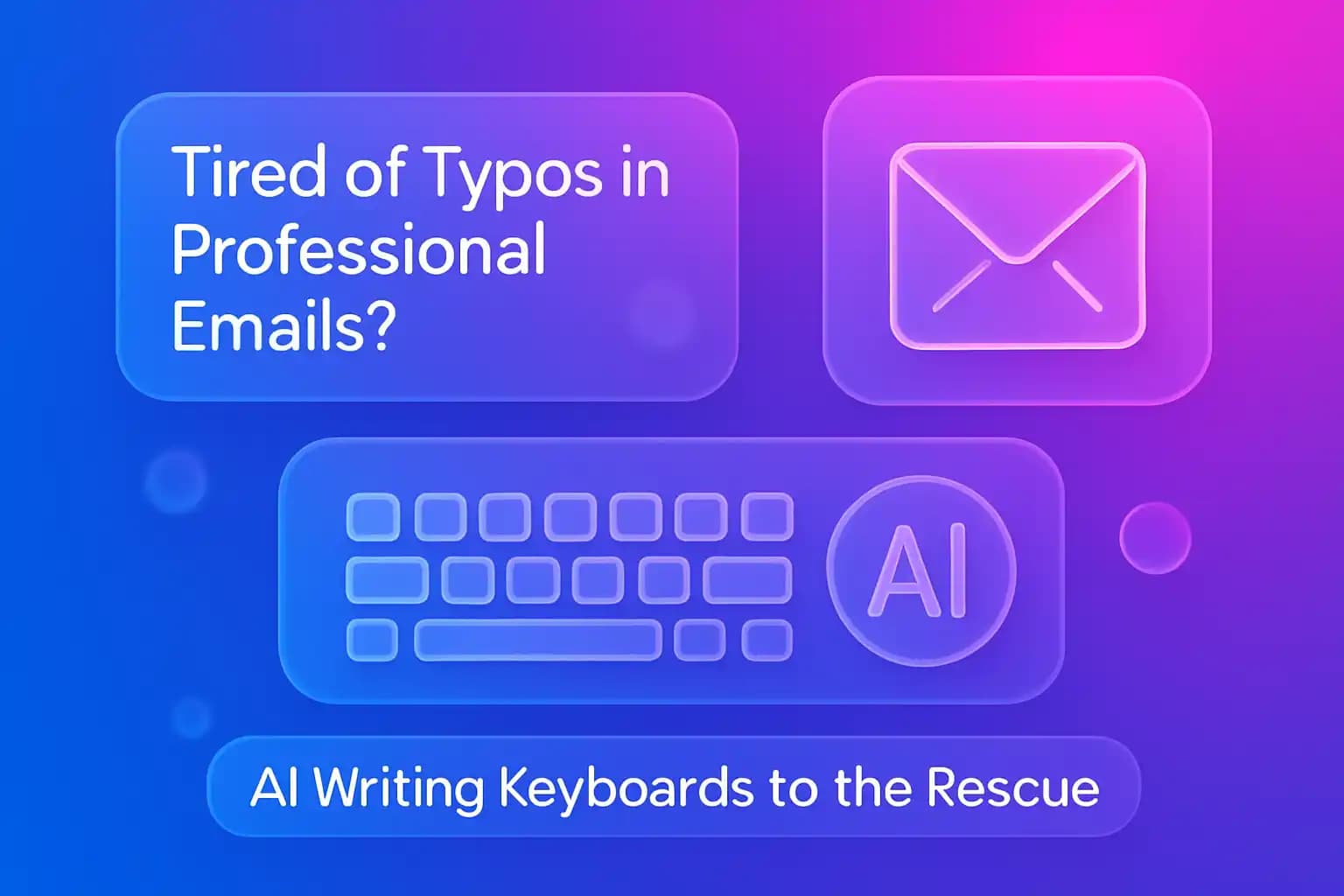 Tired of Typos in Professional Emails? AI Writing Keyboards to the Rescue