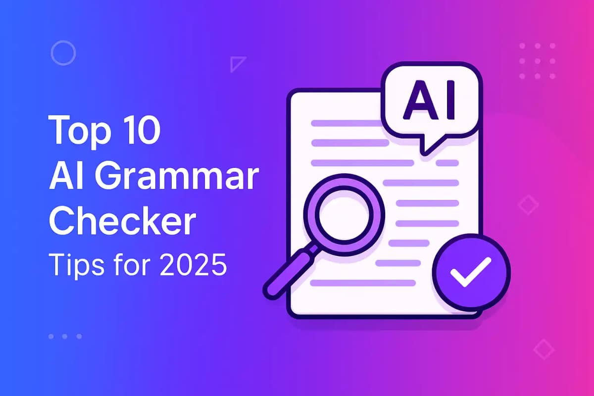 Featured image for article: Top 10 ai grammar checker Tips for 2025