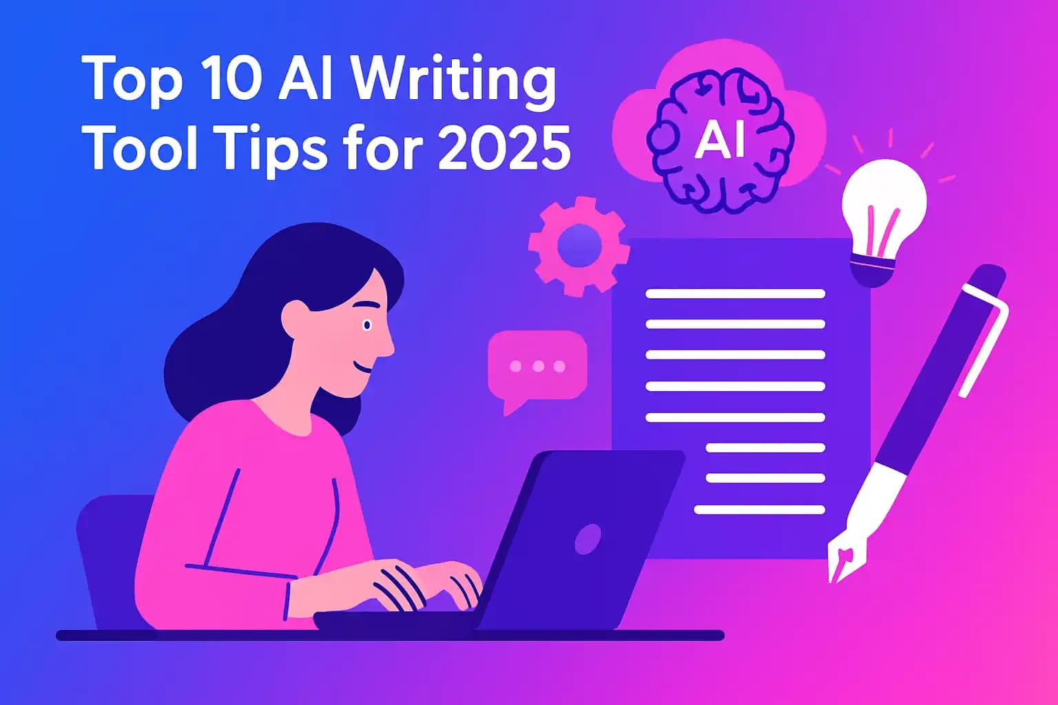 Top 10 AI Writing Tool Tips for 2025