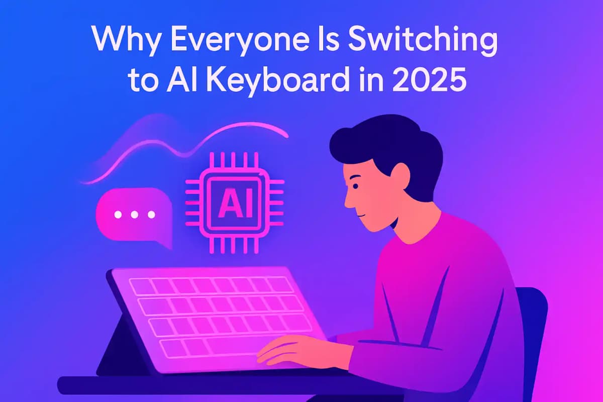 Featured image for article: Why Everyone Is Switching to AI Keyboard in 2025