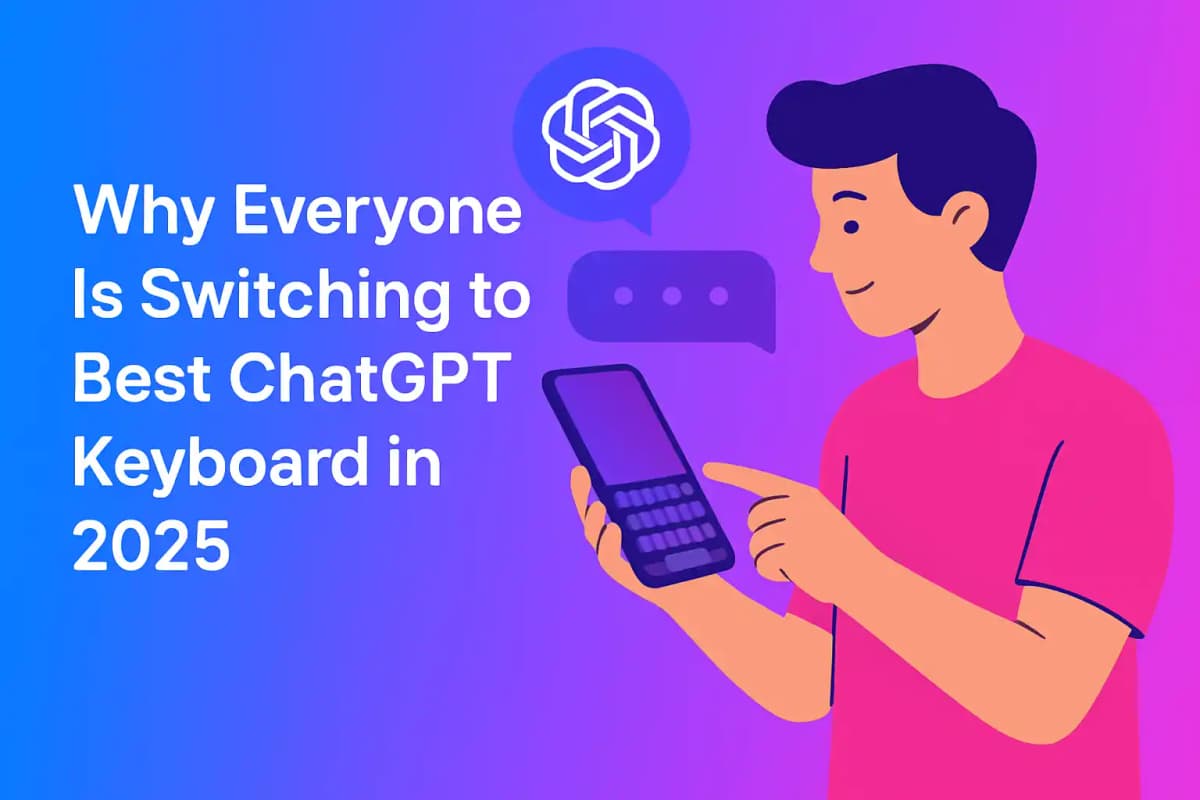 Featured image for article: Why Everyone Is Switching to Best ChatGPT Keyboard in 2025