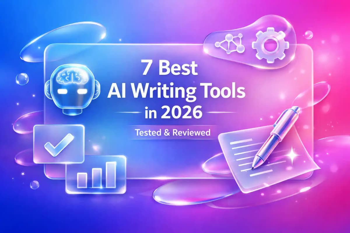 CleverType Blog Post Thumbnail: 7 Best AI Writing Tools in 2026 (Tested & Reviewed) Featured image for article: 7 Best AI Writing Tools in 2026 (Tested & Reviewed)