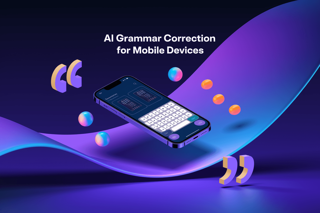 AI Grammar Correction for Mobile Devices