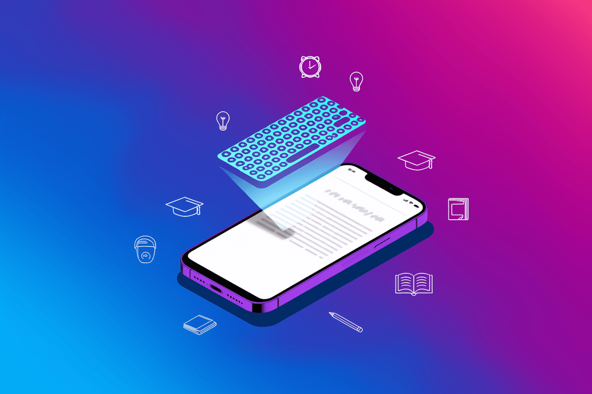 CleverType Blog Post Thumbnail: AI Keyboard for Students – Study Smarter, Write Better Featured image for article: AI Keyboard for Students – Study Smarter, Write Better