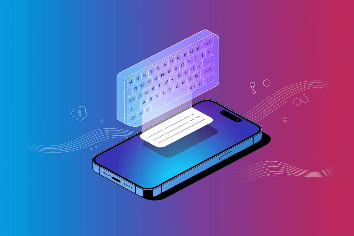 CleverType Blog Post Thumbnail: AI Keyboard to Change Tones of Sentences Featured image for article: AI Keyboard to Change Tones of Sentences