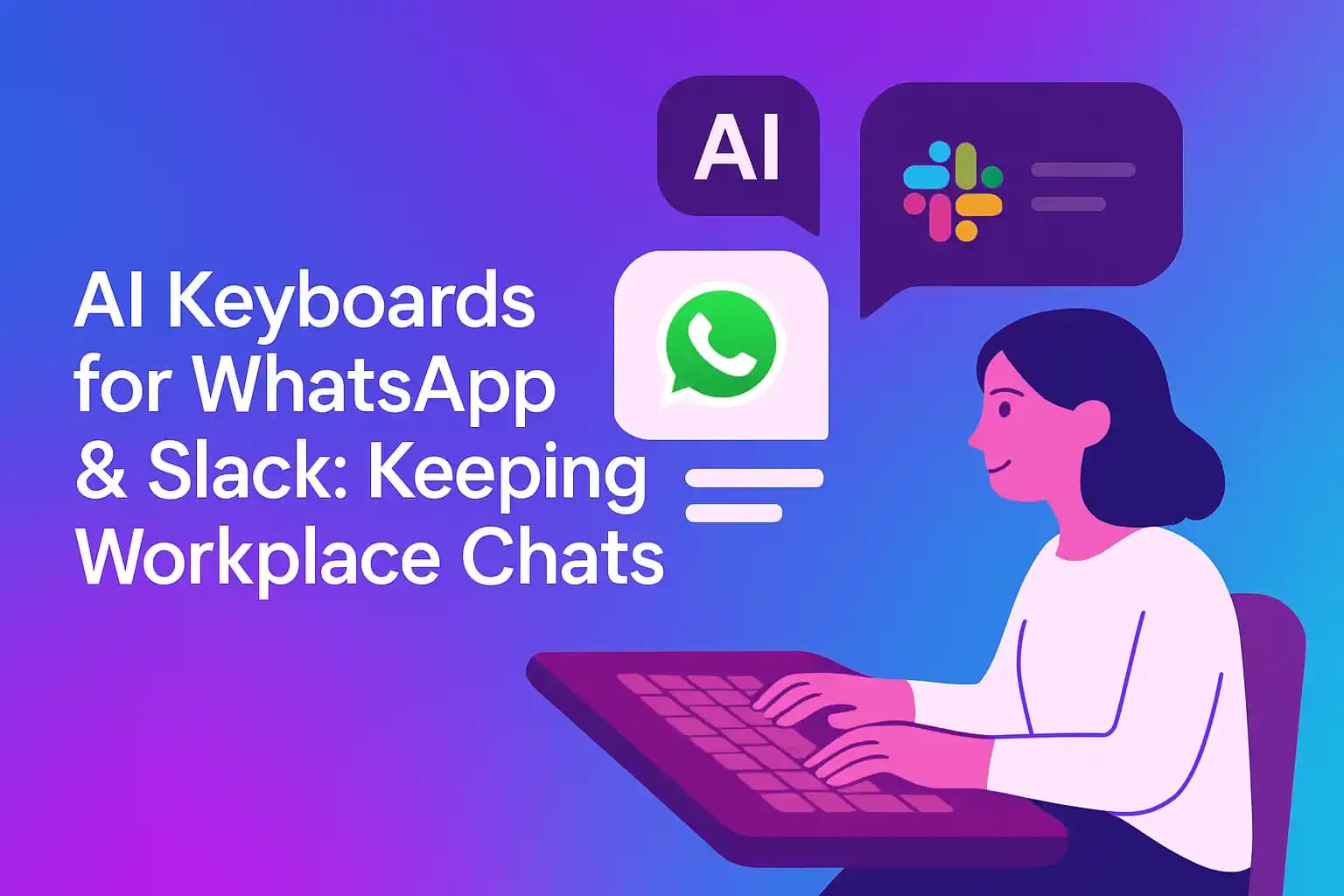 AI keyboards enhance workplace communication in messaging apps