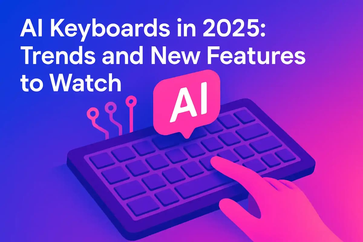 CleverType Blog Post Thumbnail: AI Keyboards in 2025: Trends and New Features to Watch Featured image for article: AI Keyboards in 2025: Trends and New Features to Watch