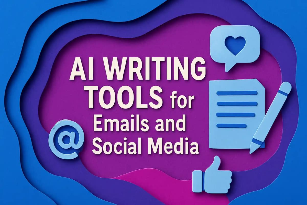 CleverType Blog Post Thumbnail: AI Writing Tools for Emails and Social Media Featured image for article: AI Writing Tools for Emails and Social Media