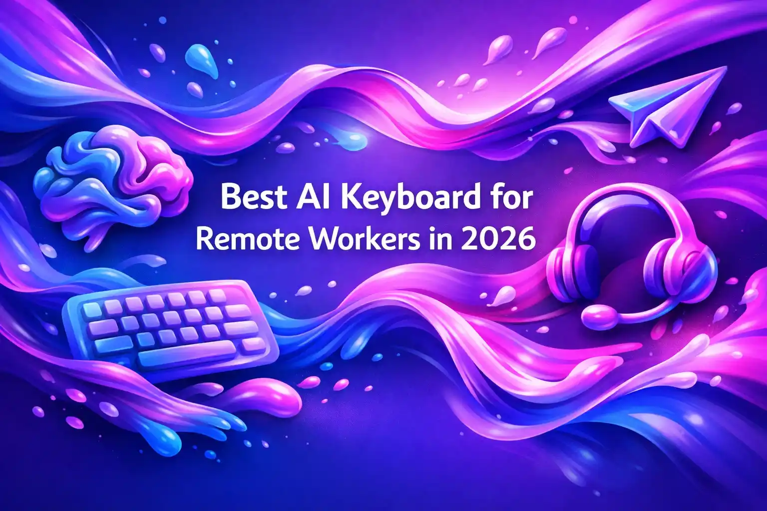 CleverType Blog Post Thumbnail: Best AI Keyboard for Remote Workers in 2026 Featured image for article: Best AI Keyboard for Remote Workers in 2026