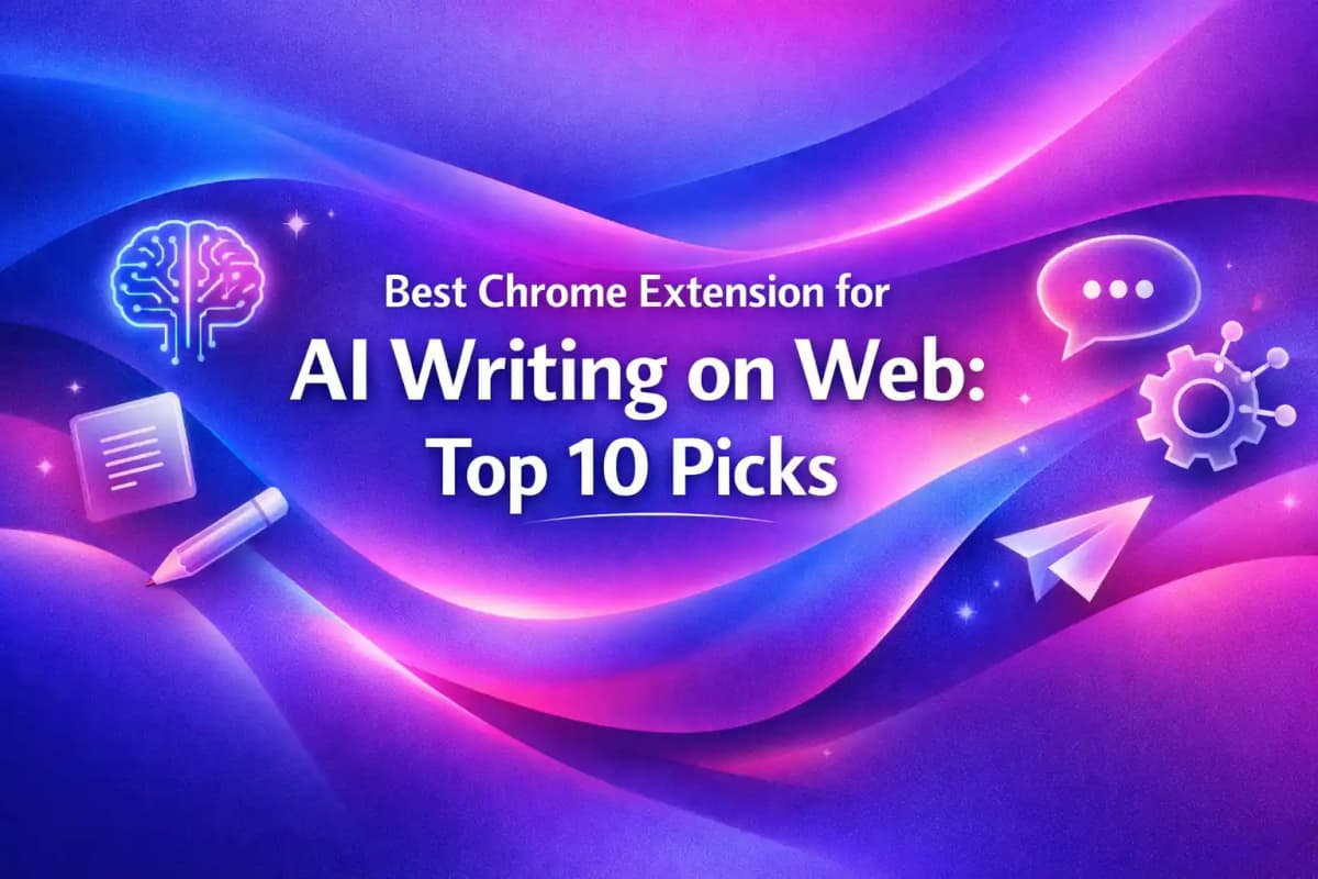CleverType Blog Post Thumbnail: Best Chrome Extension for AI Writing on Web: Top 10 Picks Featured image for article: Best Chrome Extension for AI Writing on Web: Top 10 Picks
