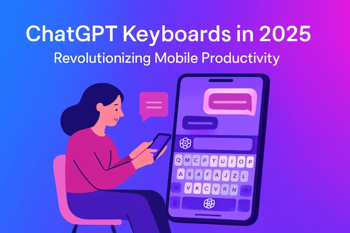 CleverType Blog Post Thumbnail: ChatGPT Keyboards in 2025: Revolutionizing Mobile Productivity Featured image for article: ChatGPT Keyboards in 2025: Revolutionizing Mobile Productivity