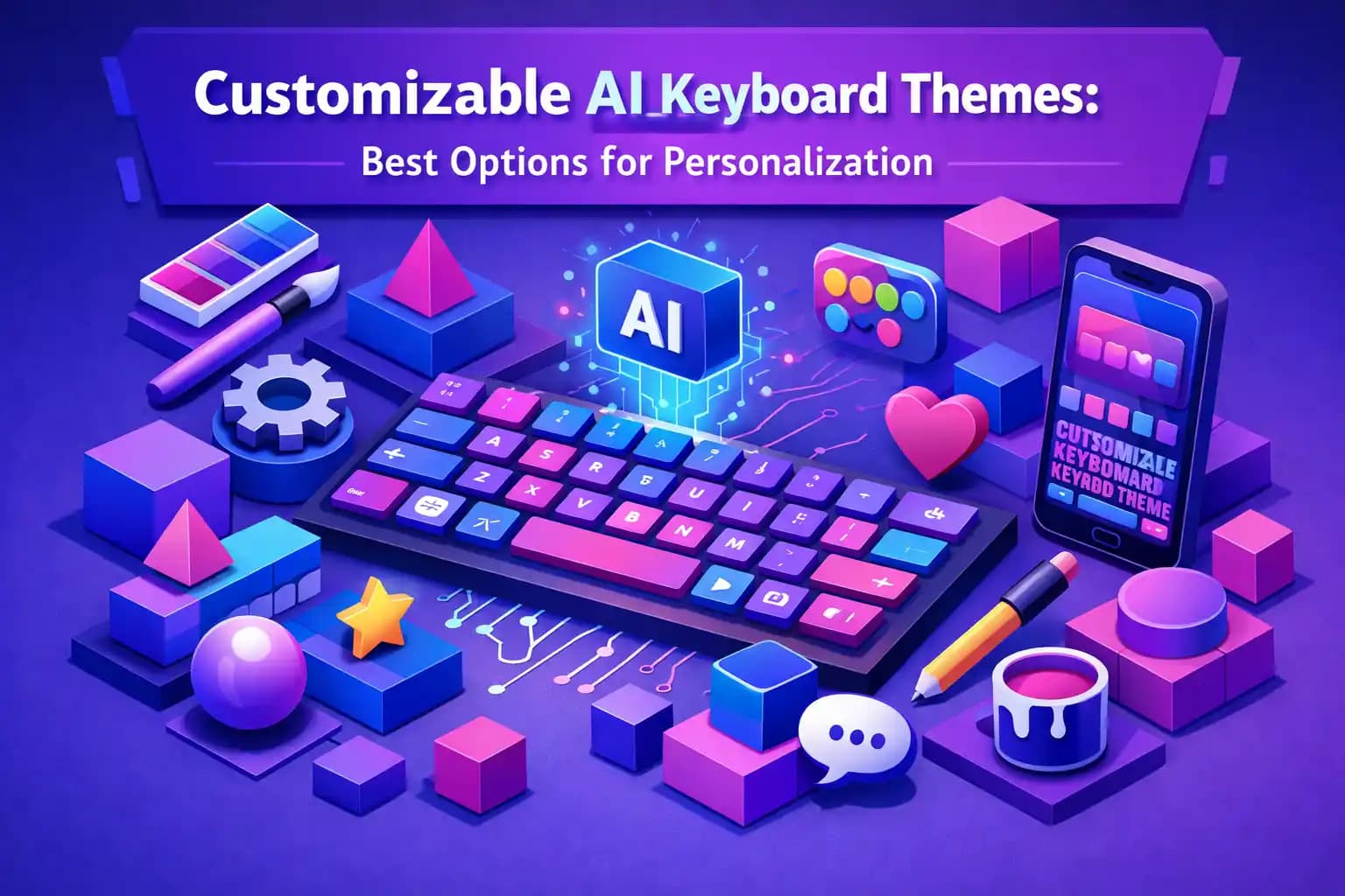 Customizable AI Keyboard Themes: Best Options for Personalization