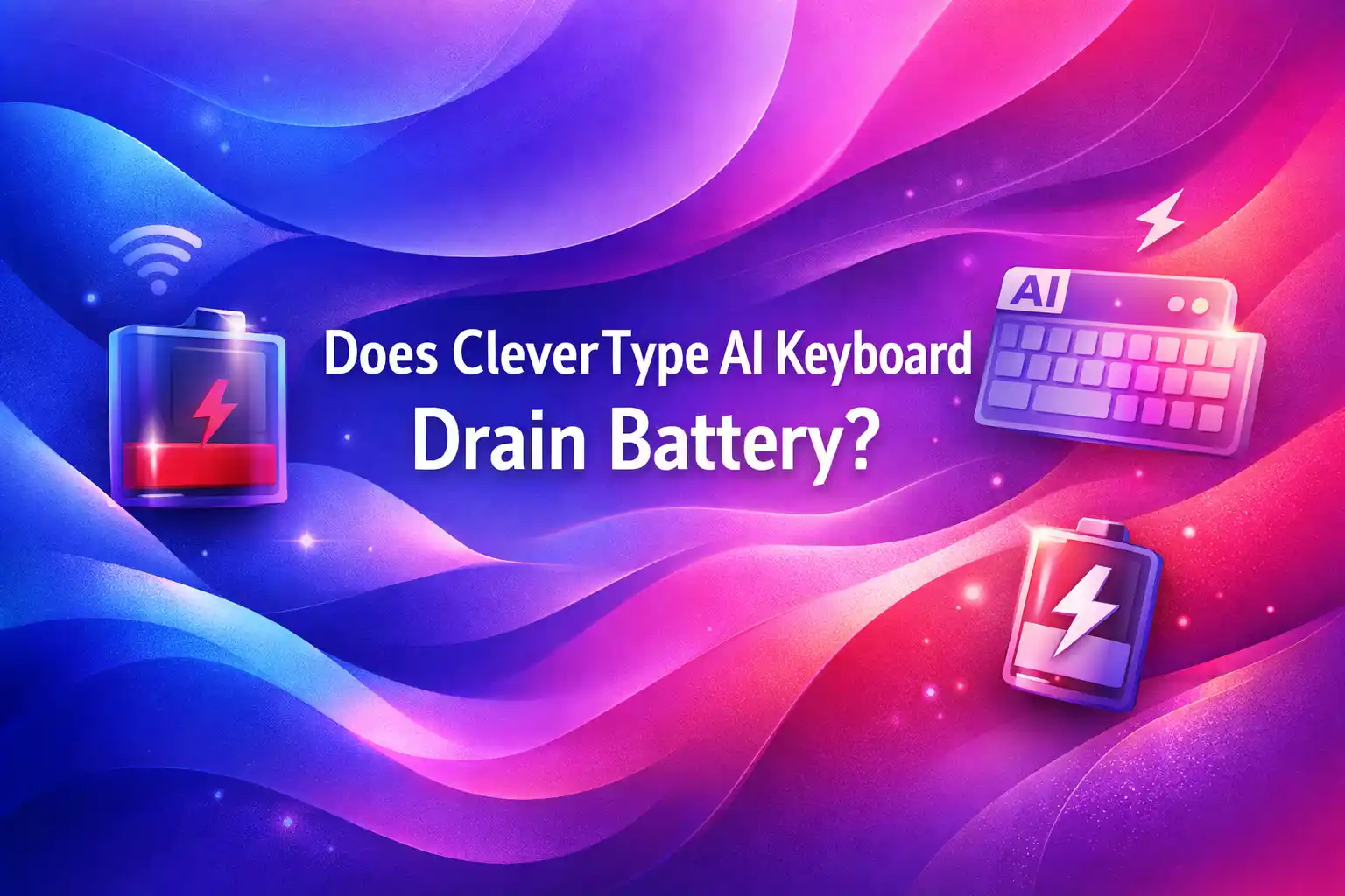 Does CleverType AI Keyboard Drain Battery?