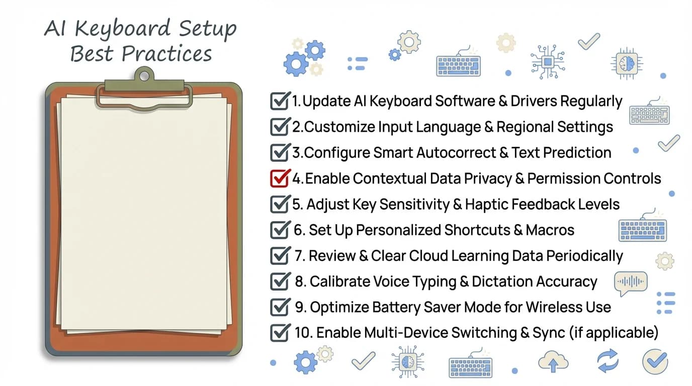 AI Keyboard Setup Best Practices Checklist