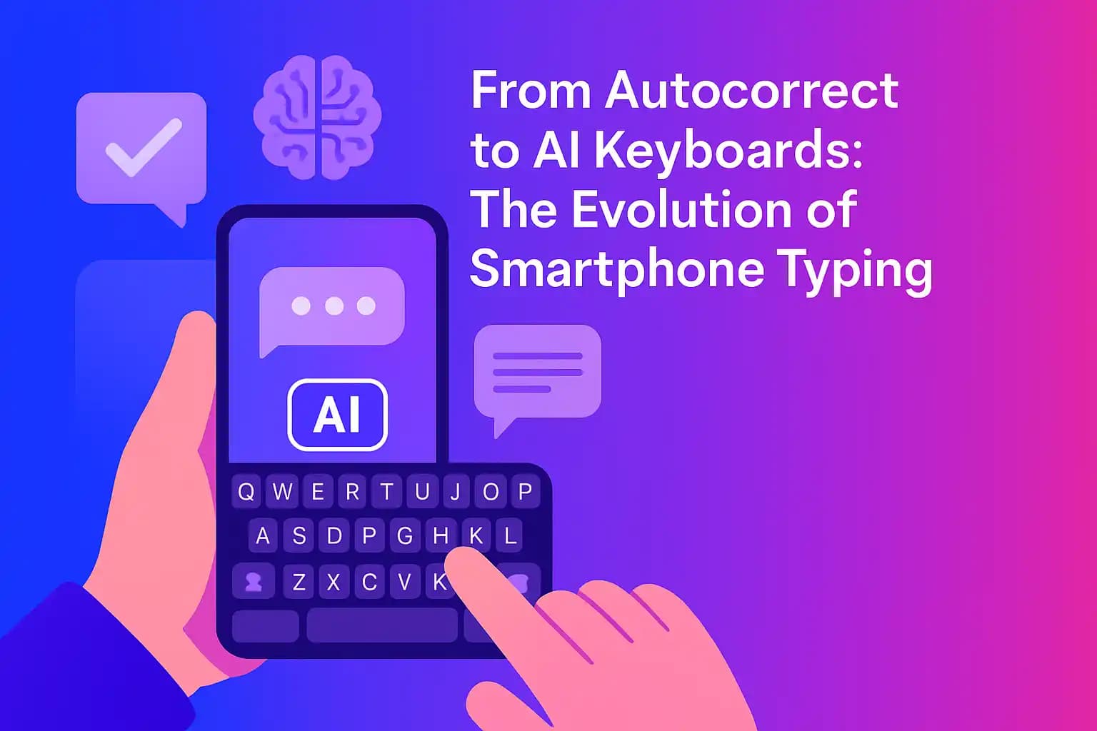 From Autocorrect to AI Keyboards: The Evolution of Smartphone Typing