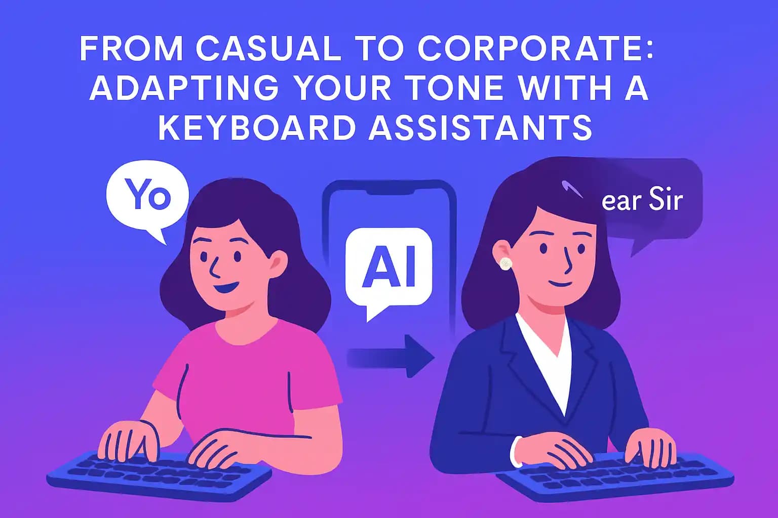 From Casual to Corporate: Adapting Your Tone with AI Keyboard Assistants