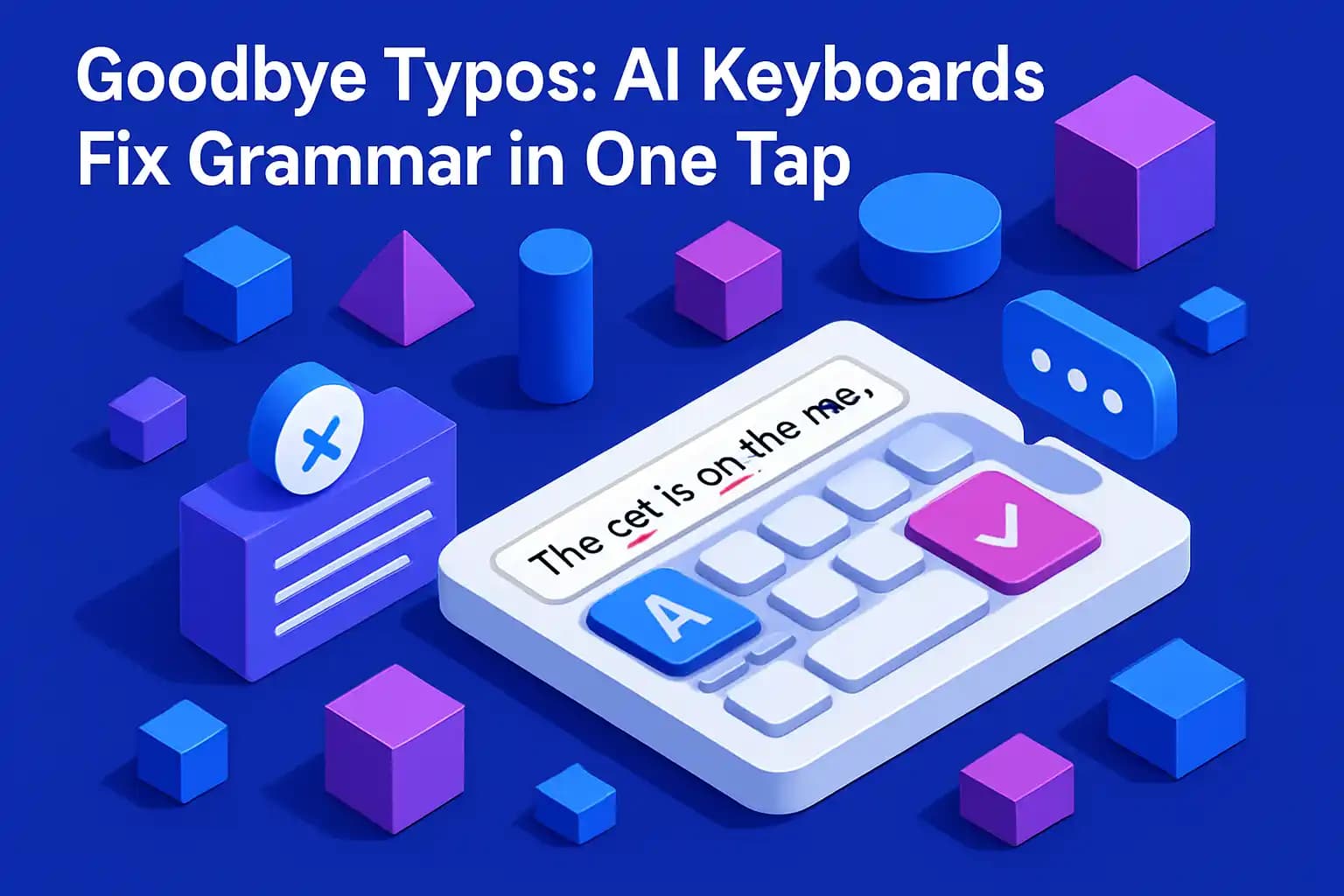 Goodbye Typos: AI Keyboards Fix Grammar in One Tap