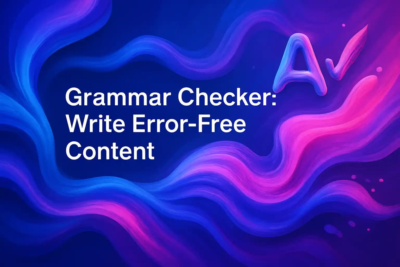 Grammar Checker: Write Error-Free Content