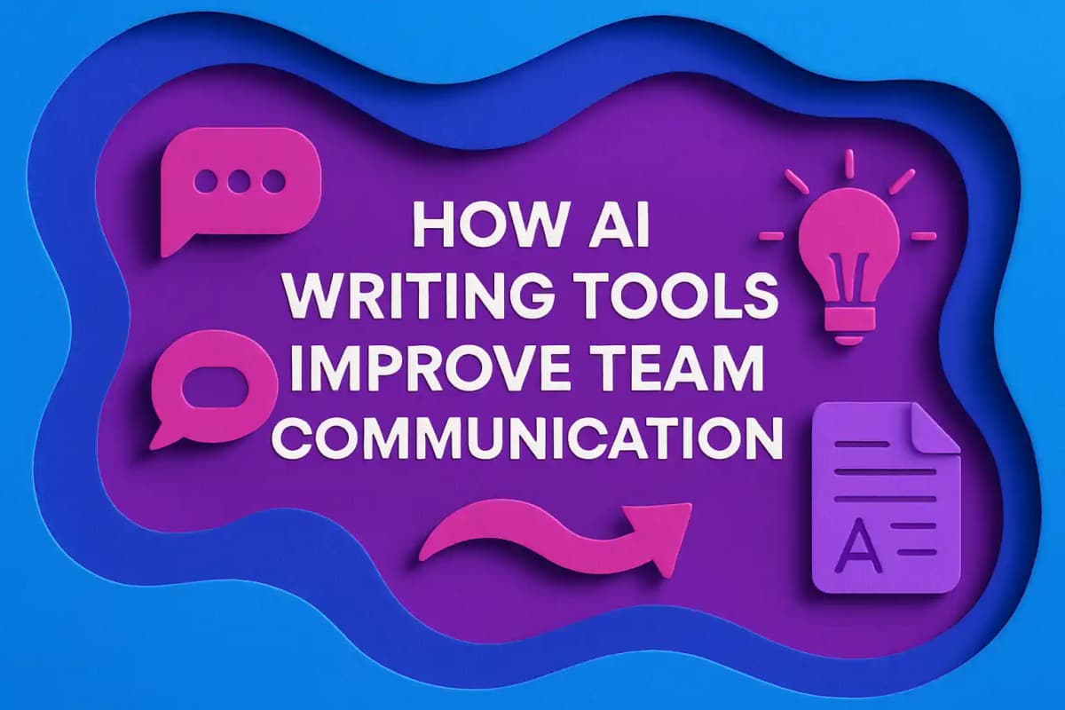 CleverType Blog Post Thumbnail: How AI Writing Tools Improve Team Communication Featured image for article: How AI Writing Tools Improve Team Communication