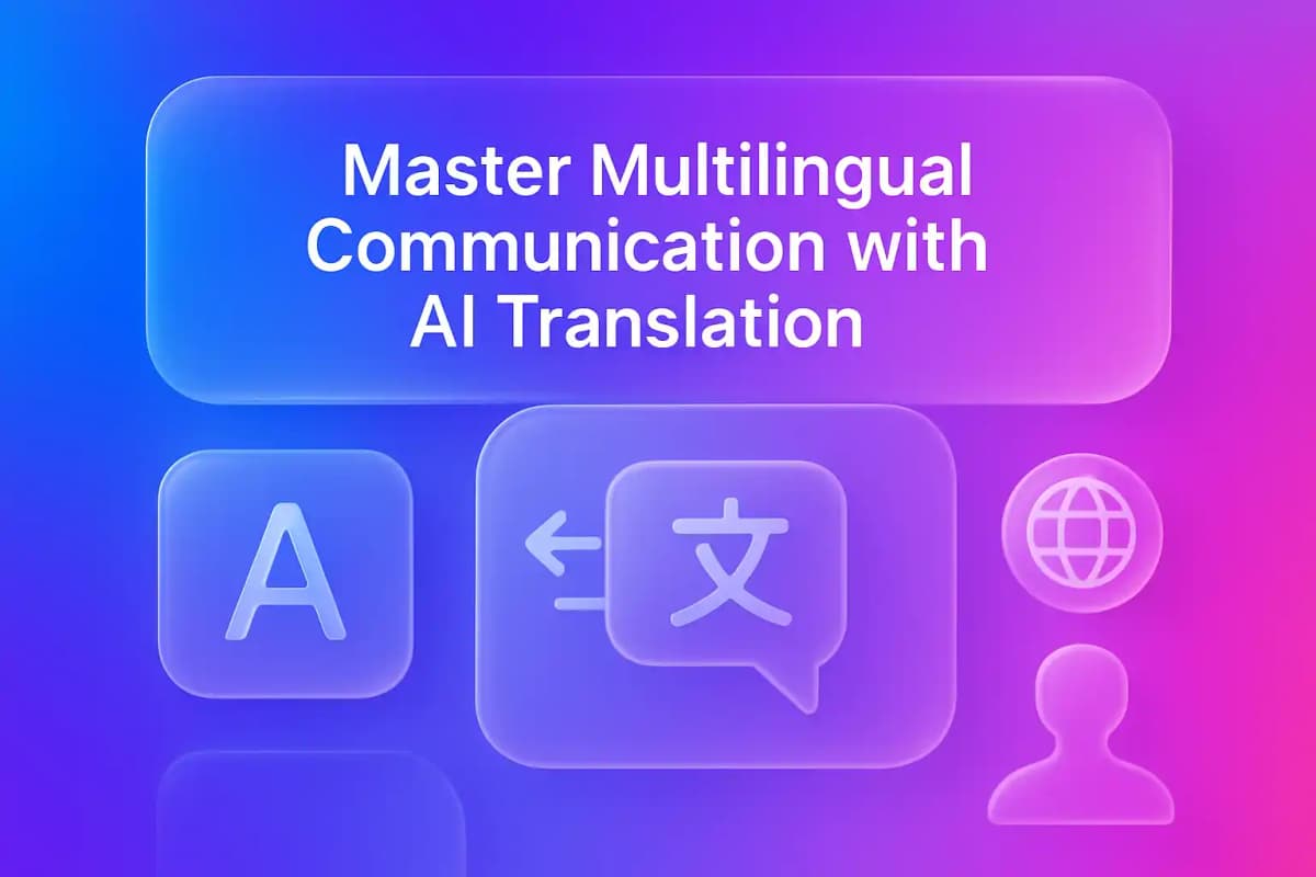 CleverType Blog Post Thumbnail: Master Multilingual Communication with AI Translation Featured image for article: Master Multilingual Communication with AI Translation