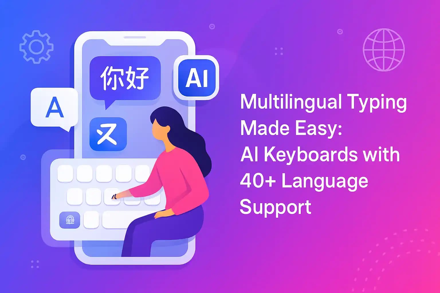Multilingual Typing Made Easy: AI Keyboards with 40+ Language Support