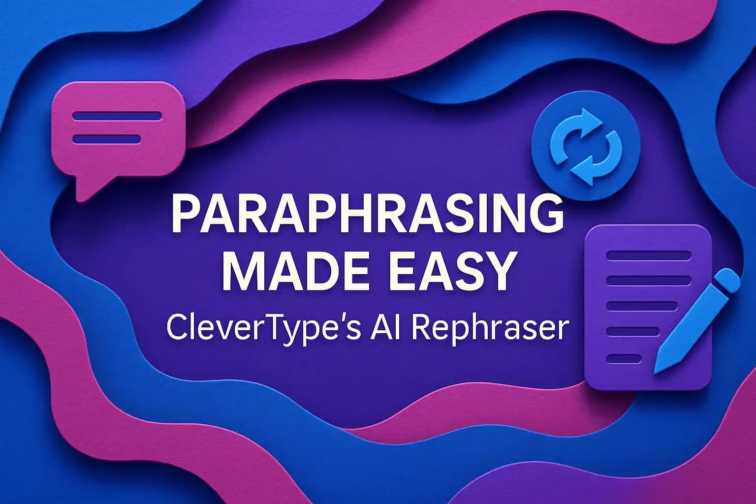 Paraphrasing Made Easy: CleverType's AI Rephraser